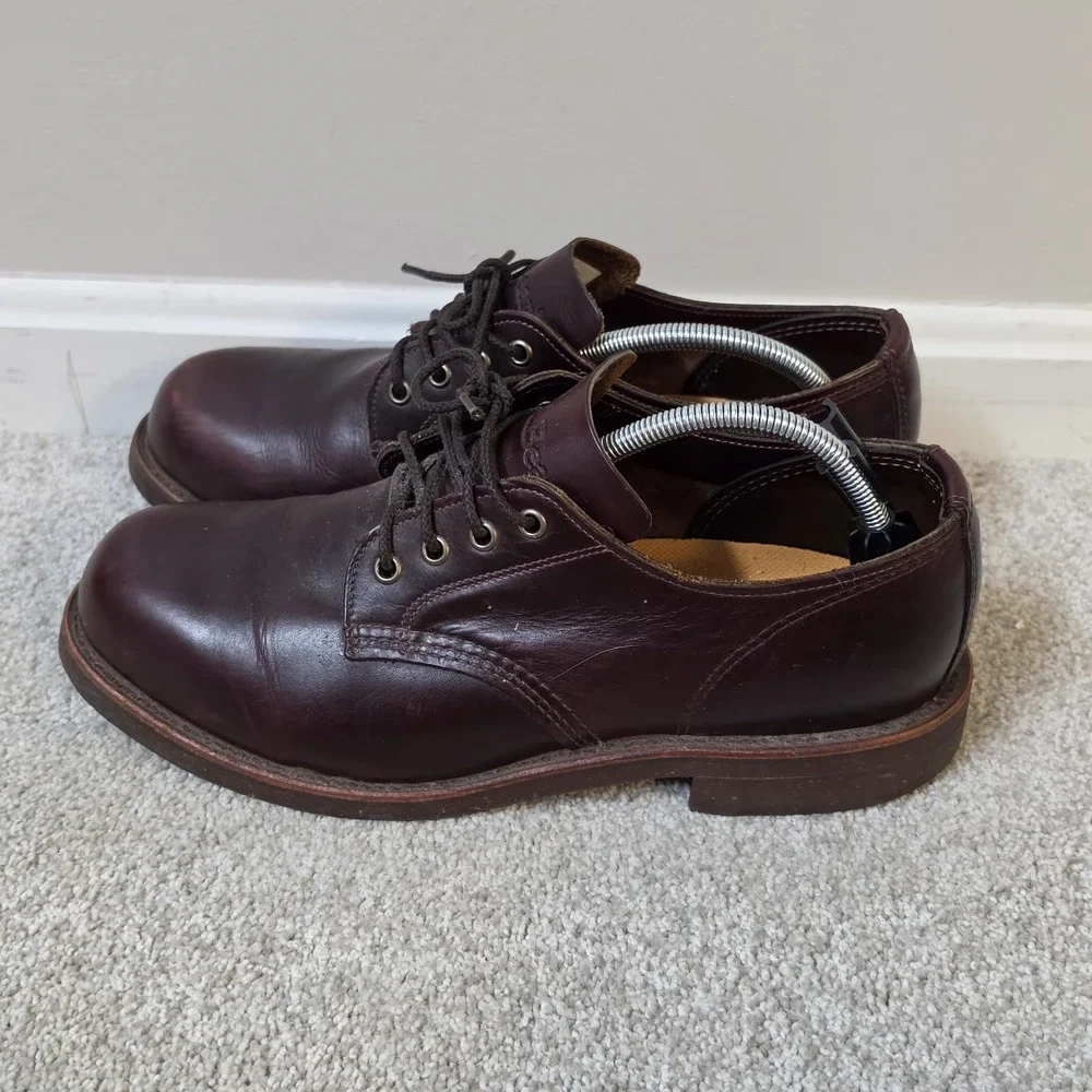 Chippewa Katahdin L.L.Bean K.I.W Engineer Boots Plain Toe Mens 10 EEUSA Vintage